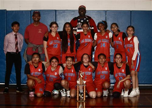 2024-25 WESD K-8 (7/8) Girls' Basketball Champions - Abraham Lincoln